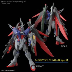 Bandai Model Kit - HG Destiny Gundam Spec II & Zeus Silhouette